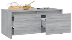 vidaXL Τραπεζάκι Σαλονιού Γκρι Sonoma 90x50x41,5 εκ. Επεξ. Ξύλο
