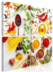 Πίνακας - Spices of the World (4 Parts) 90x90