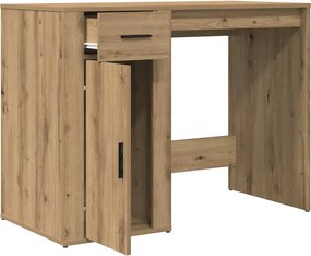 vidaXL Γραφείο Αρτισιανή Δρυς 100x49x75 εκ. από Επεξεργασμένο Ξύλο