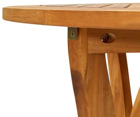 vidaXL Σετ Τραπεζαρίας Κήπου 3 Τεμαχίων Καφέ