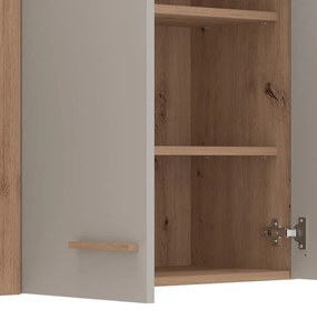 Σύνθεση Κουζίνας BELFORT 200 Artisan Oak - Cashmere 200x51x200εκ. 200x51x200 εκ.