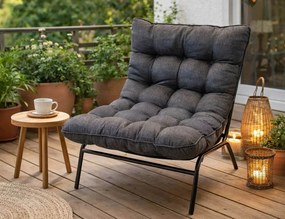 ΚΑΡΈΚΛΕΣ &amp; ΠΟΛΥΘΡΌΝΕΣ ΚΉΠΟΥ RELAX CHAIR ZENZI BLACK