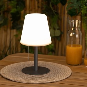 Επιτραπέζιο Φωτιστικό Επαναφορτιζόμενο LED (Φ16x30) A-S Zack Graphite 202608
