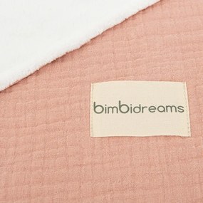 Κουβέρτα Αγκαλιάς BimbiDreams Διπλής Όψης Ροζ 75x90εκ.