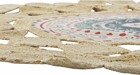 Χαλί DKD Home Decor Καφέ Πολύχρωμο (150 x 150 x 0,75 cm)