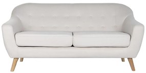 Καναπές DKD Home Decor Φυσικό πολυεστέρας ξύλο καουτσούκ Κρεμ (172 x 82 x 82 cm)