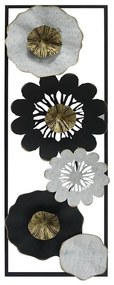 Wall Decoration Leafs FL097 Fylliana Black - Gold - Grey 31x4x90 cm