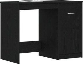 vidaXL Γραφείο Μαύρη Οξυά 100 x 50 x 76 εκ. Επεξεργασμένο ξύλο