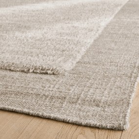 Χαλί τετράγωνο XL, χειροποίητο, από μαλλί, EDGI