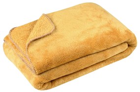 Κουβέρτα Καναπέ Fleece (130x160) S-F Calin Moutarde P2B343006