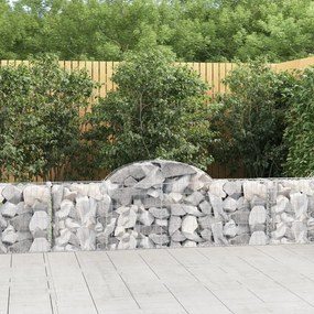 Συρματοκιβώτια Τοξωτά 40 τεμ. 200x30x60/80 εκ. Γαλβαν. Ατσάλι 3146086