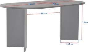 Dining Table Sablin - Wood Black Wood Black