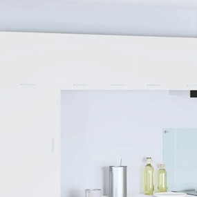 Κρεμαστό ντουλάπι με αποθήκευση 2 pcs Λευκό 30 x 31 x 40 εκ.