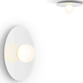 Φωτιστικό Τοίχου - Οροφής Bola Disc 12/4 10614 15,7x30,5cm Dim Led 390lm 6W White Pablo Designs