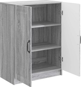vidaXL Πλαϊνό γραφείο Γκρι Sonoma 66 x 34,5 x 87 εκ.