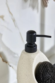 Stewehome κεραμική υγρή σαπουνοθήκη με σφουγγαροθήκη