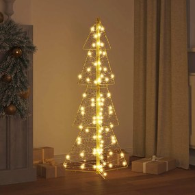 vidaXL Χριστουγεννιάτικο Δέντρο 100 LED Θερμό λευκό 120 cm PET