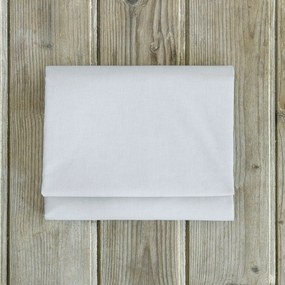 Σεντόνι Unicolors Shiny Grey Nima Single 160x260cm 100% Cotton