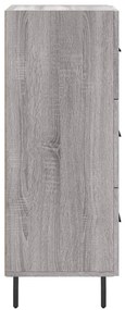 vidaXL Ντουλάπι Γκρι Sonoma 34,5x34x90 εκ. από Επεξεργασμένο Ξύλο
