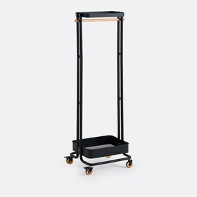 Καλόγερος με ροδάκια από μέταλλο και ξύλο καουτσούκ, Tania