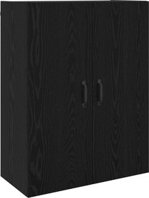 vidaXL Highboard 2 pcs Μαύρη Οξυά Επεξεργασμένο ξύλο