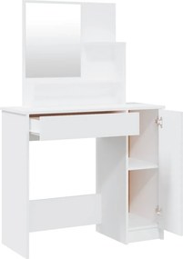 vidaXL Μπουντουάρ Σετ Σετ Λευκό 86,5 x 35 x 136 εκ.