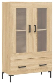 vidaXL Ντουλάπα Sonoma Δρυς 69,5 x 31 x 115 εκ. από Επεξεργασμένο Ξύλο