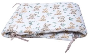 Πάντα Κούνιας Κάρλι White Viopros 40x165cm 100% Cotton