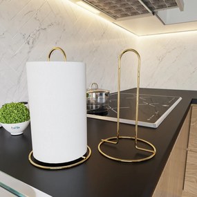 Paper Towel Holder Havlu Kağıt Rulo Peçetelik Gold