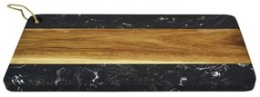 Επιφάνεια Κοπής Ξύλινη 809998 16x35cm Black Ankor Wood