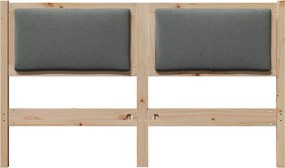 vidaXL Κεφαλάρι Άλλο Καφέ 140 cm Μασίφ ξύλο πεύκου