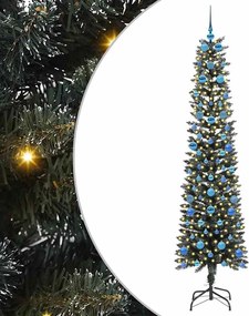 vidaXL Τεχνητό Χριστουγεννιάτικο Δέντρο με 300 LED Πράσινο 210 cm
