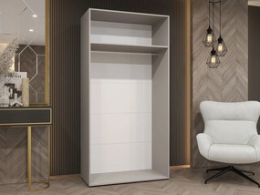 Ντουλάπα Alicante Δίφυλλη-Λευκό - Χρυσό