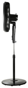 ESTIA ΑΝΕΜΙΣΤΗΡΑΣ ΣΤΑΝΤ ΕΠΙΔΑΠΕΔΙΟΣ AITHER 45cm 75w ΜΑΥΡΟΣ