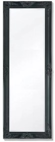 vidaXL Καθρέφτης Τοίχου με Μπαρόκ Στιλ Μαύρος 140 x 50 εκ.
