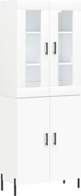 vidaXL Ντουλάπι Λευκό 69,5x34x180 εκ. από Επεξεργασμένο Ξύλο