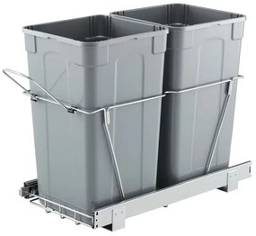 VEVOR Double Pullout Waste Container Under Cabinet Kitchen Bin Trash Can