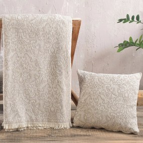 Διακοσμητική Μαξιλαροθήκη (40x40) Rythmos Bianco Ecru