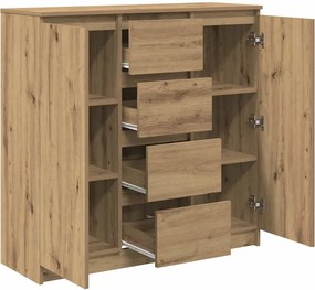 vidaXL Συρταριέρα με Συρτάρια Τεχνίτης Δρυς 100,5x35x98,5 εκ.