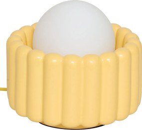 Απλίκα Τοίχου Με Φις Πρίζας A-S Lotta Yellow 210395B