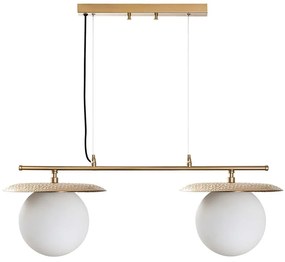 Φωτιστικό Οροφής - Ράγα Anemon 521SHN3495 115x130cm 2xE27 40W Gold Opviq