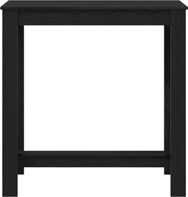 vidaXL Τραπέζι μπαρ 102 x 50 x 103.5 εκ. Επεξεργασμένο Ξύλο Μαύρη Οξυά