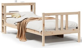 vidaXL Πλαίσιο Κρεβατιού Κεφαλάρι 75x190εκ. Μασίφ Πεύκο