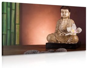Εικόνα ενός Βούδα που διαλογίζεται - 120x80