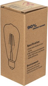ΛΑΜΠΤΗΡΑΣ HM4189.01 LED FILAMENT 12W E27 2700K ΔΙΑΦΑΝΟΣ