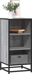 vidaXL Ραφιέρα Γκρι Sonoma 35,5x35x76 εκ. Επεξ. Ξύλο + Μέταλλο