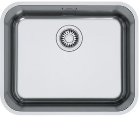 Franke Smart SRX 110-50 Υποκαθήμενος Ανοξείδωτος Νεροχύτης 54,1x44,1cm Βουρτσισμένο Inox