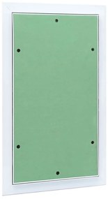 vidaXL Πάνελ Πρόσβασης Πράσινο και Ασημί 30 x 45 εκ