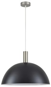 Φωτιστικό Οροφής SE21-NM-4-MS50 ADEPT TUBE Nickel Matt Pendant Black Metal Shade+ - 51W - 100W - 77-8410