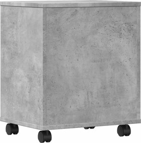 vidaXL Βάση Εκτυπωτή με Ρόδες Γκρι Σκυρ. 41 x 32 x 48 εκ.